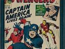 Avengers 4 CGC 6.0  1st SA Captain America