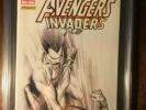Avengers/Invaders#3 CGC 9.8   Alex Ross Sketch Variant