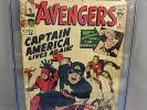 THE AVENGERS #4 (Captain America 1st Silver Age app.) CGC 3.0 Marvel Comics 1964