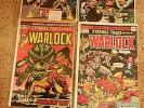 Strange Tales 178,179,180,181 Marvel Comics Warlock 1st Gamora,Magus Jim Starlin