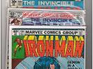IRON MAN Comic Lot  VF - NM  #94 #100 #170 and  #128 - Demon in a Bottle