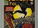 Fantastic Four 52 CGC 6.0 OWW Silver Age Key Marvel Comic 1st Black Panther L K