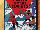 Tintin T1-Tintin au pays des Soviets-B2-TL-EO couleurs (1992)-dos bleu-Neuf
