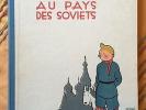 Tintin T1-Tintin au pays des Soviets-Ré. (1980)-400 ex.-Cousu-dos bleu-TBE