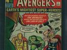Avengers #1 CGC 5.5 Marvel 1963 Iron Man Thor Hulk Ant-Man E9 122 cm