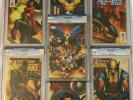 THE NEW AVENGERS #1, 2, 3, 4, 5, AND 6 WITH QUESADA VARIANT ALL CGC 9.8
