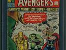 Avengers #1 (1963) CGC Graded 3.0   Stan Lee   Jack Kirby   Dick Ayers
