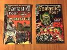 Fantastic Four #48 & 49 Marvel First App. of Silver Surfer and Galactus FN/VG