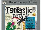 MARVEL MILESTONE EDITION FANTASTIC FOUR #1 (1961) SIGNED STAN LEE W/ COA THING