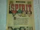HIGH GRADE Will Eisner THE SPIRIT Newspaper Section Sunday September 22 1946
