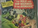 The Avengers #3 (Jan 1964, Marvel) CGC Graded 7.0