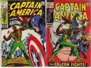 Captain America #117 #118 (Marvel) VG - FN HIGH RES SCANS 1st Apperance Falcon