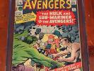 Avengers #3 CGC 4.0 OW Jan 1964 Hulk, Sub-Mariner, Spider-Man, Fantastic Four