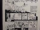 1973 Will Eisner THE SPIRIT The Invader p1 Production STAT Set of 4 Stages 15x20