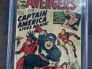 Avengers # 4 CGC 9.4 1st Silver Age app of Captain America NO RESERVE L K
