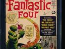Fantastic Four # 1 - origin & 1st appearance CGC 4.0 OW/WHITE Pgs.