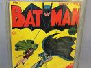 BATMAN #1 (1st Joker appearance) CBCS 7.0 FN/VF Golden Age 1940 DC Comics cgc