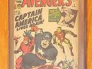 AVENGERS #4 CGC 6.0 (1964) 1st Silver Age App. of Captain America