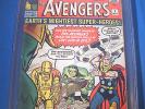 1963 AVENGERS #1 * Marvel Comics * CGC SS * Graded 5.0 VG/FN * Signed STAN LEE 