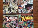 Lot of Uncanny X-Men # 130, 131 (SIGNED BY BYRNE & CLAREMONT), 132, 133. VF