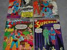 VINTAGE SUPERMAN COMICS NO. 186, 188, 190 & 194 1966-1967