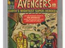 Avengers #1 CGC 3.0 (Sep 1963 Marvel) Key 1st App & Origin Thor Iron Man Hulk