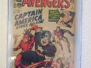 AVENGERS #4 CGC 6.0 1stSilver Age appearance of Captain America(NO RESERVE) WOW