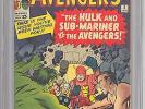 Avengers #3 CGC 7.0 1st Spider-Man Avengers Cameo - Civil War Movie 0914959003