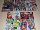 DC Versus Marvel #1 #2 #3 #4 & Preview - complete 4 issue mini series  - 1996
