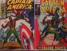 CAPTAIN AMERICA #117,#118 1ST AN 2ND APP OF THE FALCON