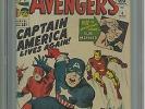 Avengers #4 (CGC 6.0) OW/W pages; 1st S.A. app. Captain America; Kirby (c#05980)