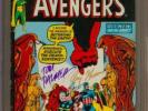 Avengers #94 CGC SS 1.0 OW Signed x 3 Neal Adams Roy Thomas Tom Palmer 