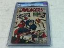 Avengers #4 (CGC 6.0 / 1964) OW/W pages; 1st Silver Age CAPTAIN AMERICA 