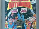 BATMAN AND THE OUTSIDERS #1 CGC 9.8 2ND APP OUTSIDERS DC COMICS 1983