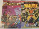 Avengers Annual #7 (1977, Marvel)Fine & Strange Tales 178 VG, Thanos,1st Warlock