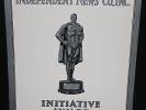 Independent News Co., Inc. Initiative Award - Superman - Signed by Jerry Siegel