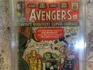 Marvel Avengers # 1 First Appearance Of The Avengers Team Cbcs Not Cgc 3.0 Grade