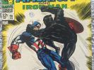 Tales of Suspense #98  (Feb 1968, Marvel) Captain America Black Panther Battle