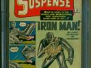 Tales of Suspense #39 (1963 Marvel) 1st app Iron Man SIGNED Stan Lee SS CGC 5.0