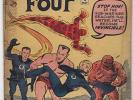 Fantastic Four #4  FR 1.0 complete  1962 Marvel