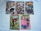 Lot of 5 Marvel Uncanny X-Men no. 131 132 133 135 138 1980 1st White Queen cover