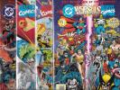 DC VERSUS VS. MARVEL COMICS #1-#4 SET (NM-) X-MEN, SPIDER-MAN, WOLVERINE, LOBO +