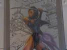 The Uncanny X-Men #510 Psylocke sketch partial color variant PGX 9.4   not CGC