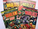 Marvel Comic Book Lot Strange Tales #178-#181 Featuring Warlock Gamora Starlin