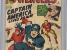1964 Avengers 4 CGC 3.5 Stan Lee Signature