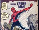 AMAZING FANTASY # 15 G + Marvel Comic 1962 Key Issue 1st SPIDERMAN  UNRESTORED