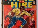 LUKE CAGE, Hero For Hire 1 (June 1972) 1st Issue Marvel Comic / Power Man Origin
