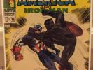 Tales of Suspense 98 (1968, Marvel) FN/VF 7.0 - Cap vs. Black Panther, Civil War