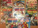 Marvel Comics Book Iron Man 120 121 122 123 124 125 126 127, stored in bags