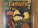 FANTASTIC FOUR  #52  CGC  6.5  OFF WHITE TO WHITE PAGES
